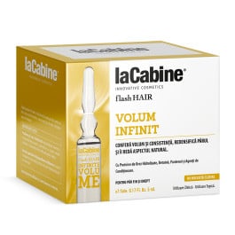 La Cabine Flash Hair Infinite Volume Fiole Pentru Par 7 Fiole 5ml