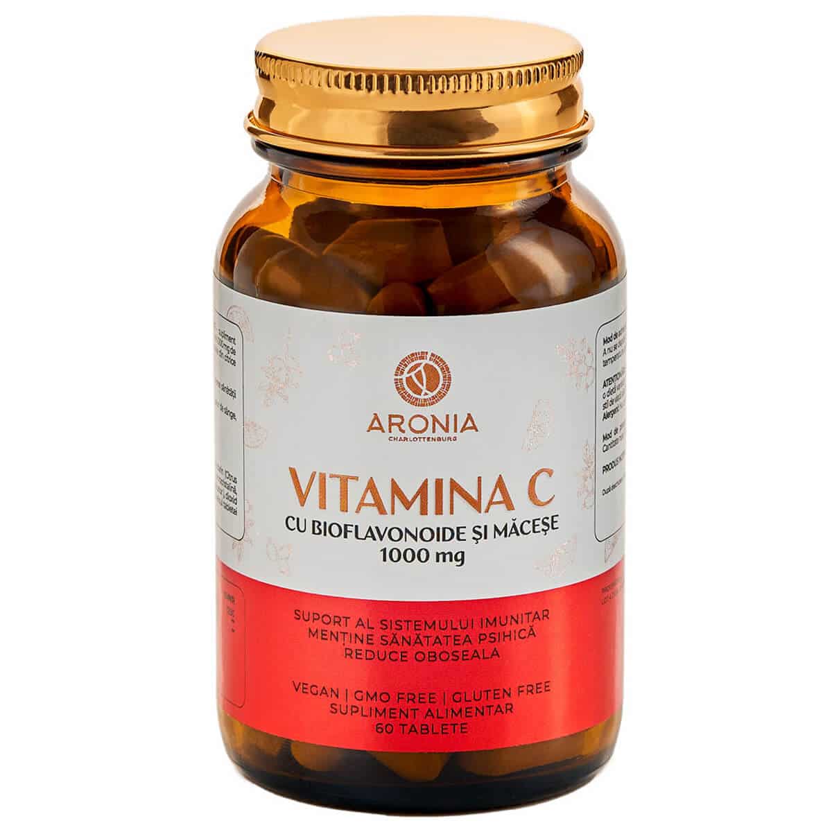 Vitamina C1000 mg, 60 tablete, Aronia Charlottenburg