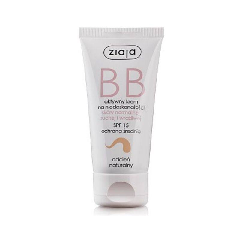 ZIAJA BB-Cream SPF15, nuanta natural, 50 ml