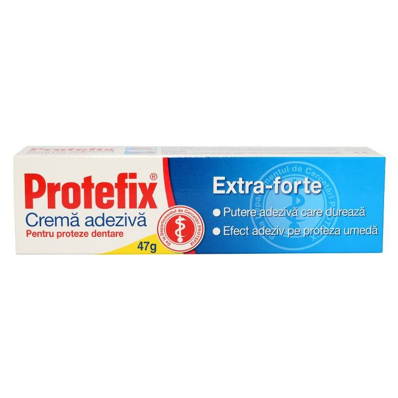 Protefix crema adeziva Extra-Forte, 47 g, Queisser Pharma