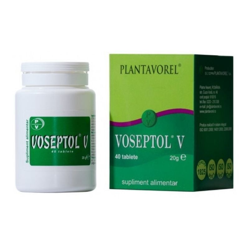 Voseptol V, 40 tablete, Plantavorel