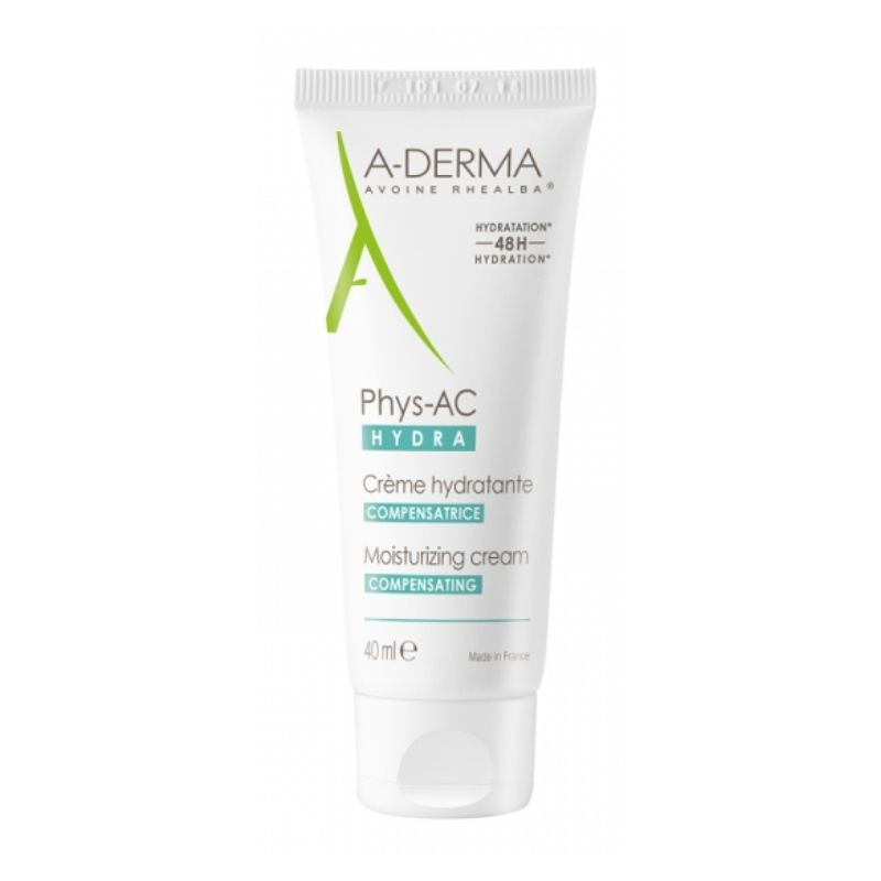 Aderma Phys-AC Hydra Crema hidratanta pentru ten cu tendinta acneica, 40 ml