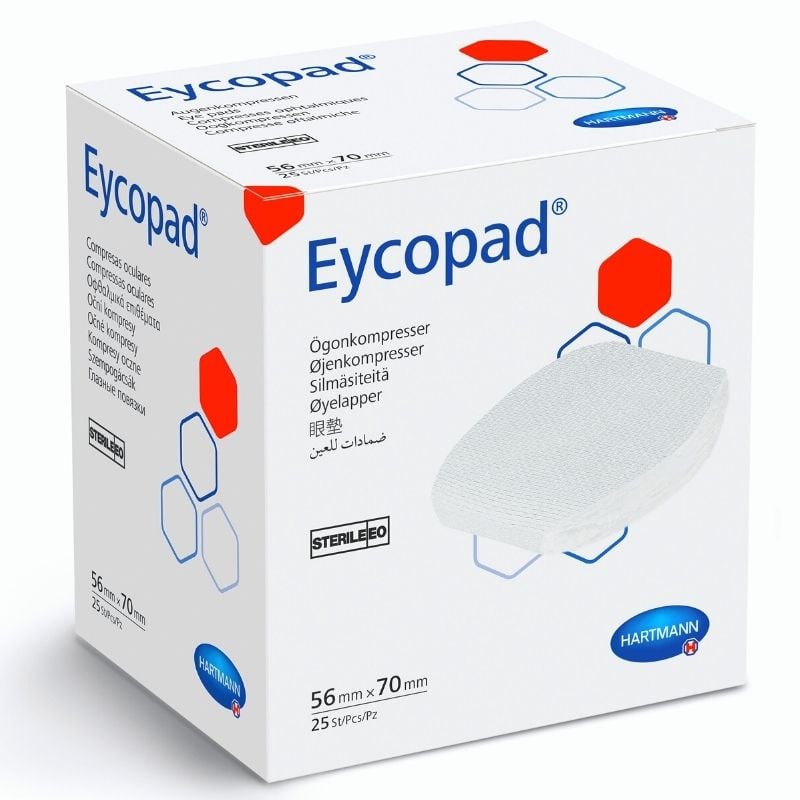 HartMann Eycopad comprese sterile 56mm x 70mm 