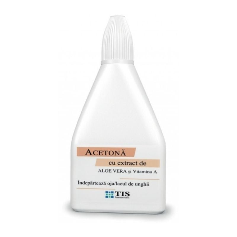 TIS Acetona cu extract aloe vera si vitamina A, 60ml