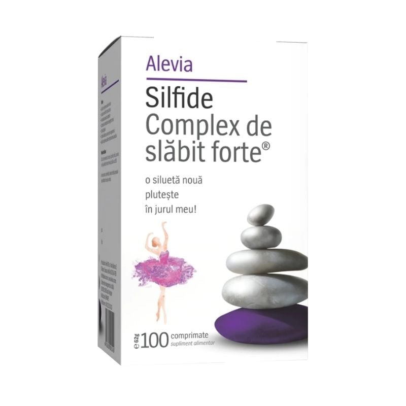 silfide complex de slabit forte reactii adverse Alevia Silfide complex de slabit forte, 100 comprimate