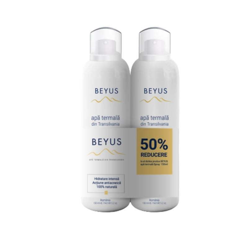 Beyus Pachet Apa termala 150 ml* 50% reducere la al doilea produs