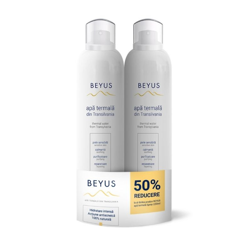 Beyus Pachet Apa termala 250 ml* 50% reducere la al doilea produs