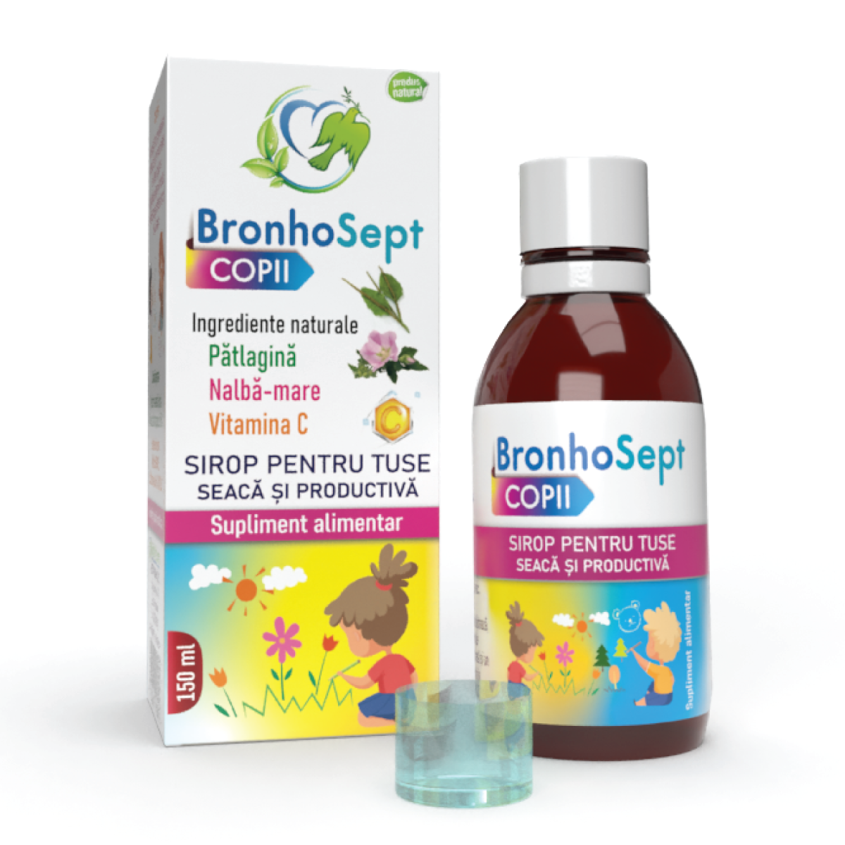 BronhoSept Copii, 150 ml, Justin Pharma