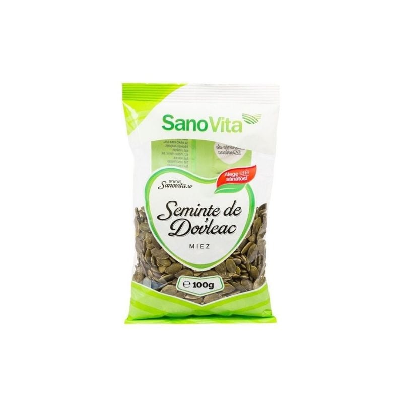tratament cu seminte de dovleac pentru paraziti Sanovita Seminte de dovleac,100 g