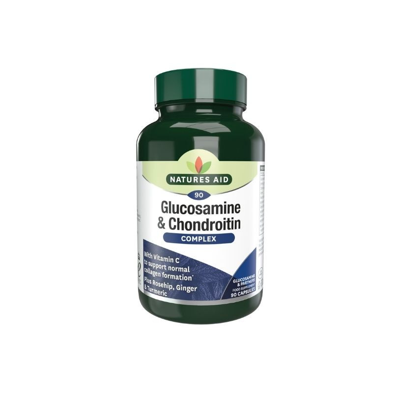 NATURES AID Glucosamine & Chondroitin Complex, 90 capsule