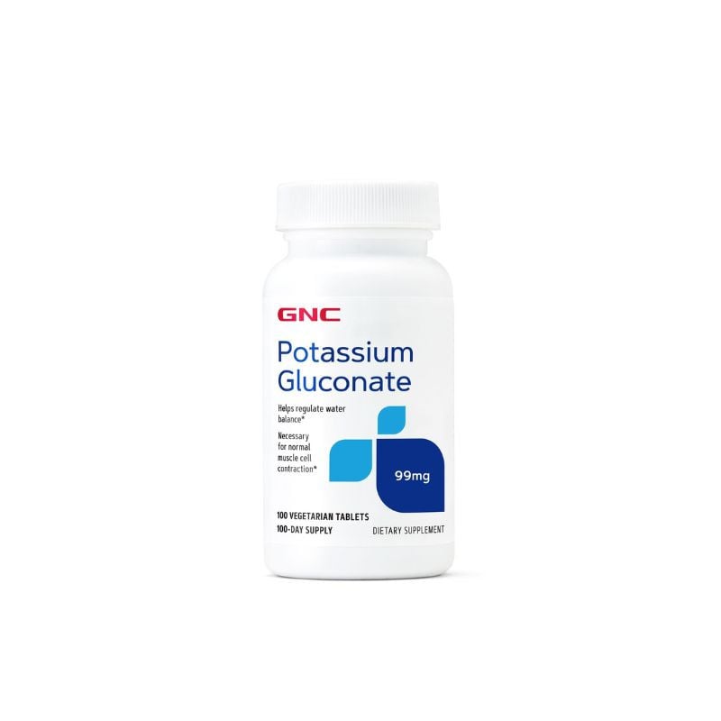 viessmann vitodens 100 w 25 kw GNC Potassium Gluconate 99 mg, Gluconat de Potasiu, 100 tablete