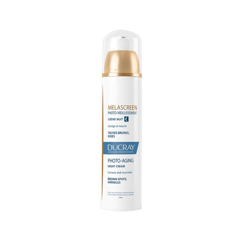 Ducray Melascreen Crema antirid de noapte, ten cu pete pigmentare, 50ml