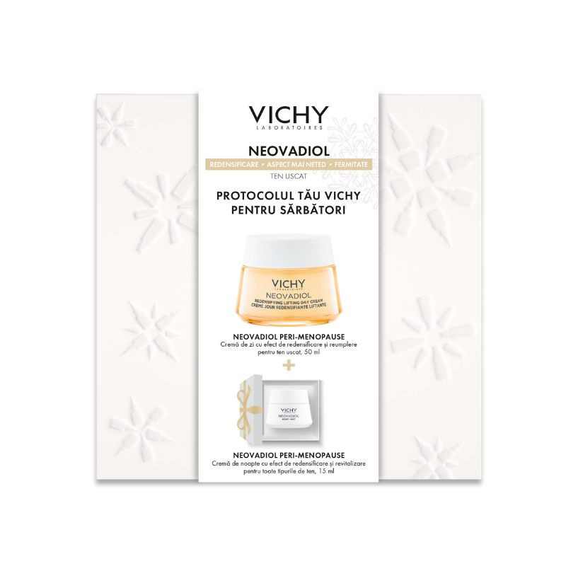 Vichy NEOVADIOL Peri-Menopause Crema de zi, ten uscat, 50 ml + Crema de noapte, 15 ml