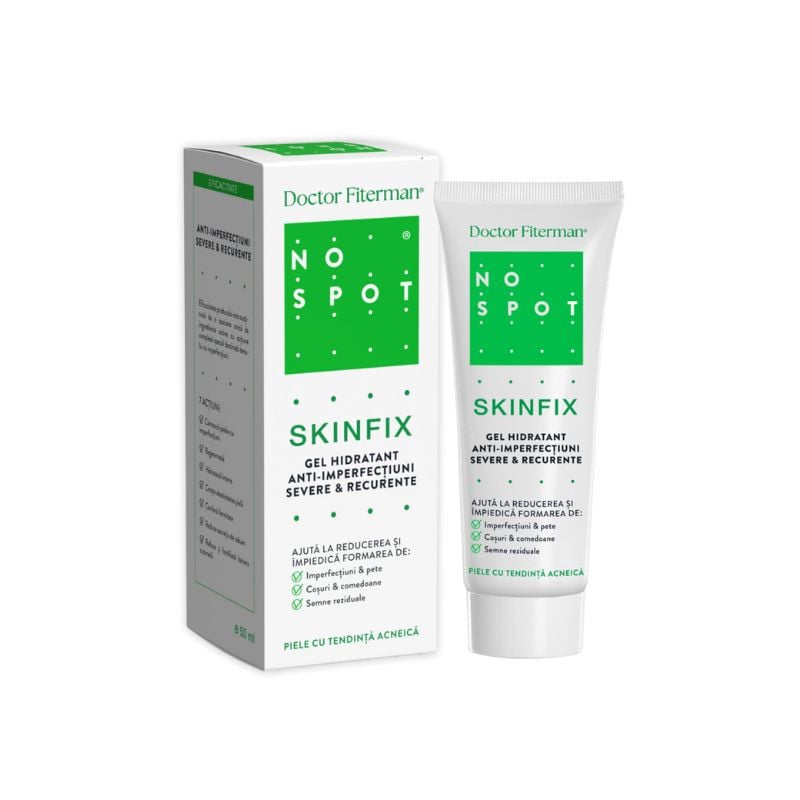 Dr. Fiterman NO SPOT SKINFIX gel hid anti-imperfectiuni severe&recurente, 50 ml