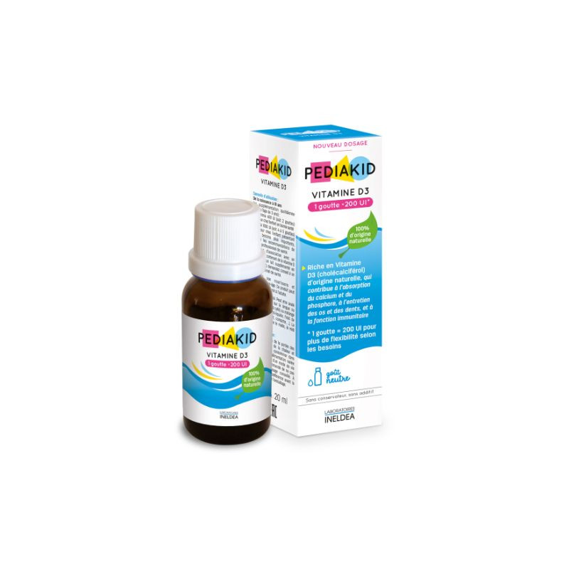 Pediakid Vitamin D3 200 UI, 20 ml