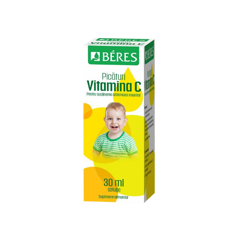 Picaturi Vitamina C solutie, 30 ml, Beres Pharmaceuticals