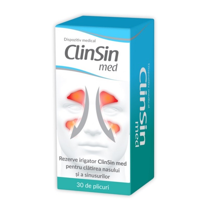 ClinSin med rezerve irigator, 30 plicuri