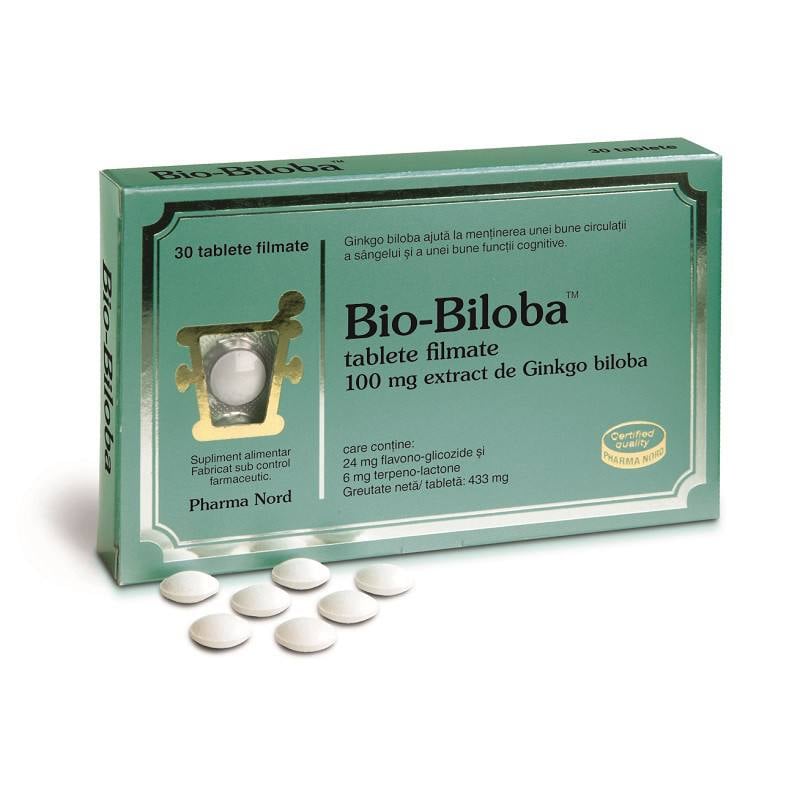 Bio Biloba 100mg, 30 tablete, Pharma Nord