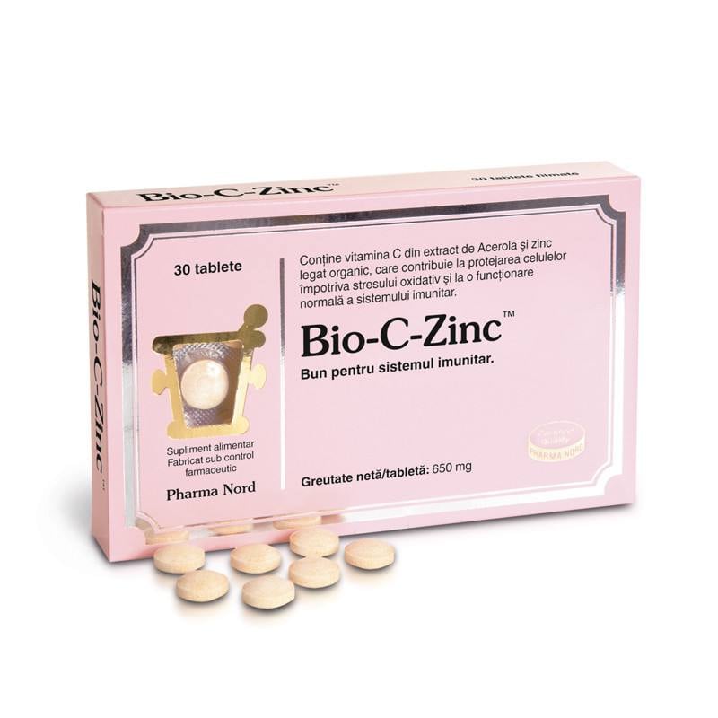 Bio C Zinc, Pharma Nord, 30 tablete