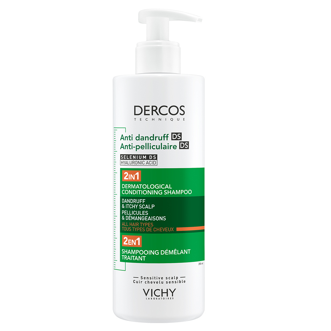 Sampon si balsam 2in1 anti-matreata Dercos, 390ml, Vichy