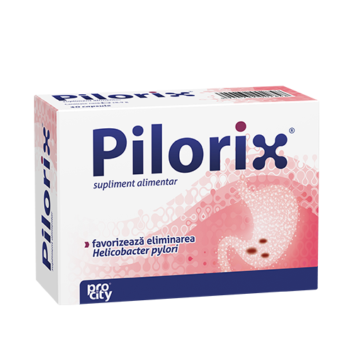 Pilorix, 30 capsule, probleme digestive