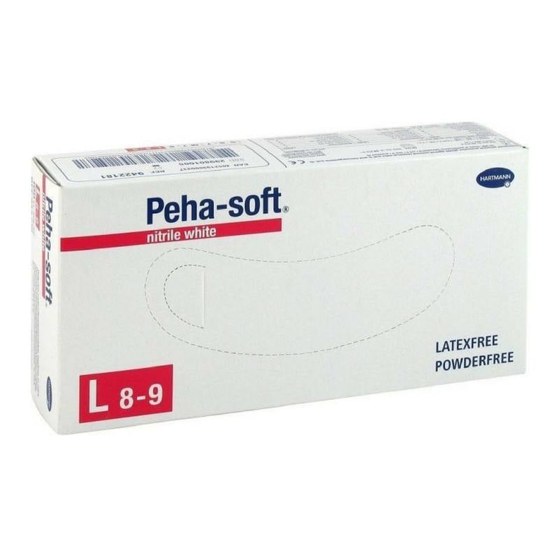 HartMann Peha-soft manusi nitrile albe L x 100buc