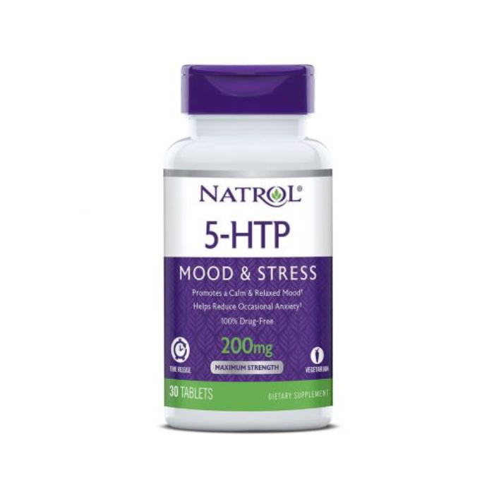 5-HTP 200 mg Natrol, 30 tablete, GNC