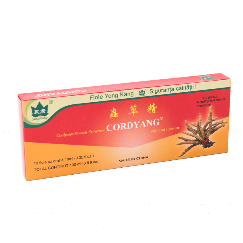 YK Cordyang, 2000 mg, 10 fiole, 10 ml