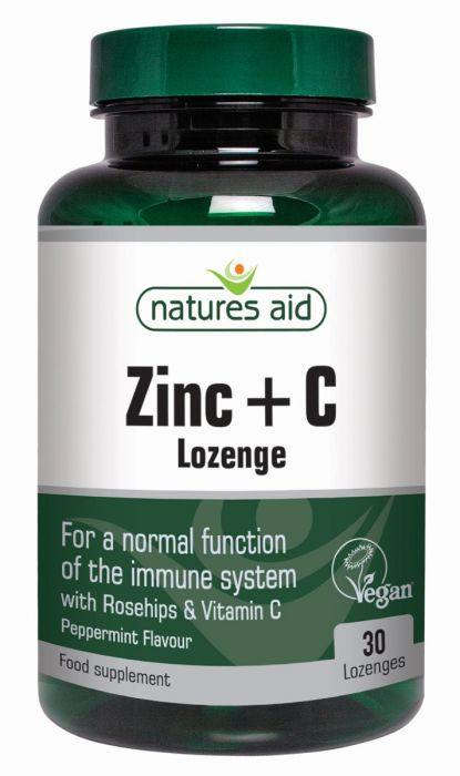 NATURES AID Zinc, 30 comprimate masticabile