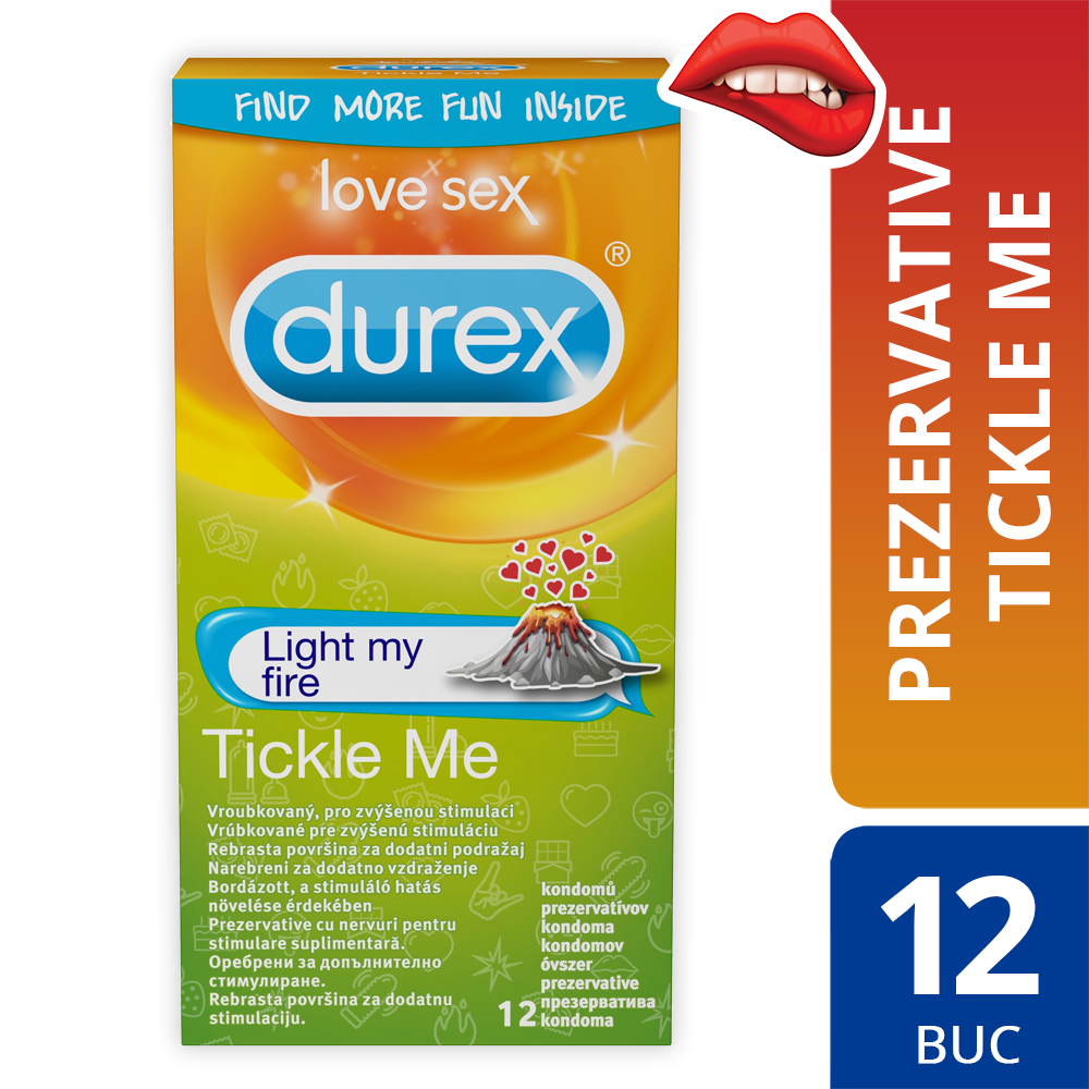 Prezervative Durex Tickle Me 12 bucati