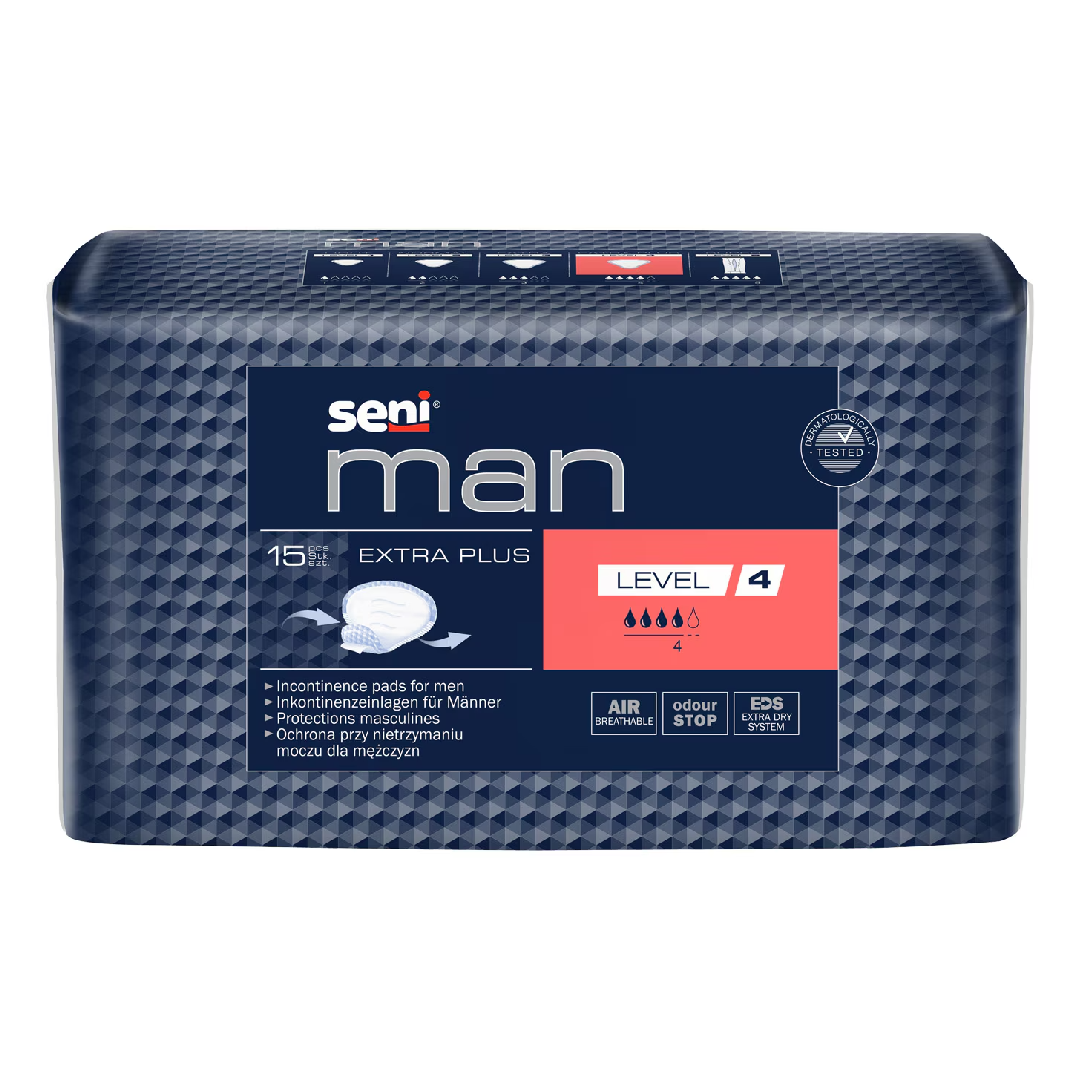 Absorbante urologice Man Extra Plus, Level 4, 15 bucati, Seni