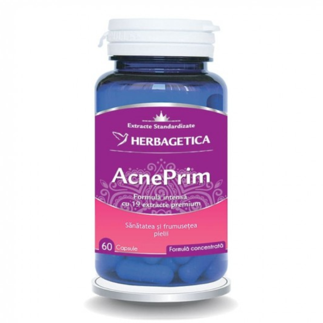 AcnePrim, 60 capsule, Herbagetica