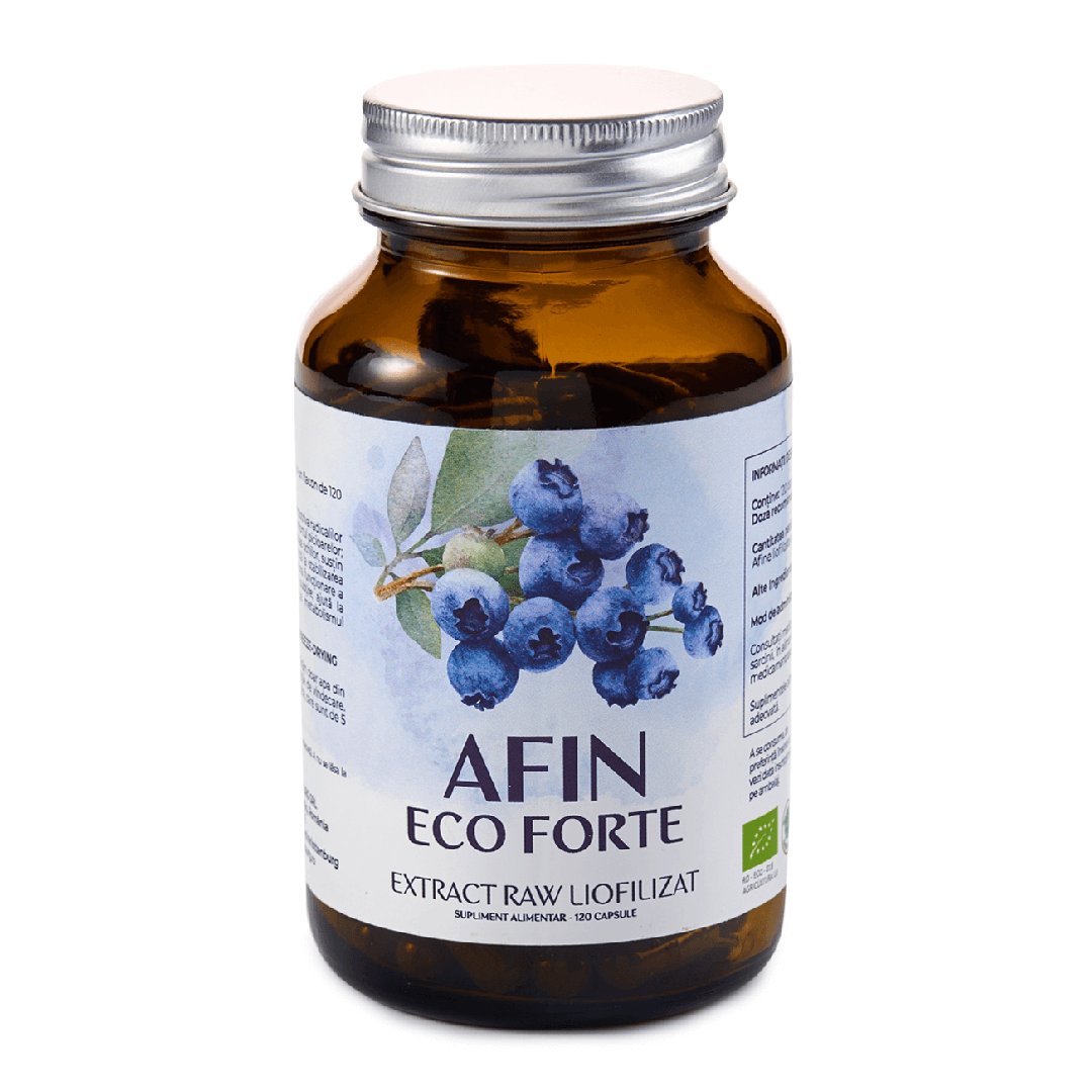 Afin Forte extract Raw liofilizat, 120 capsule, Aronia Charlottenburg