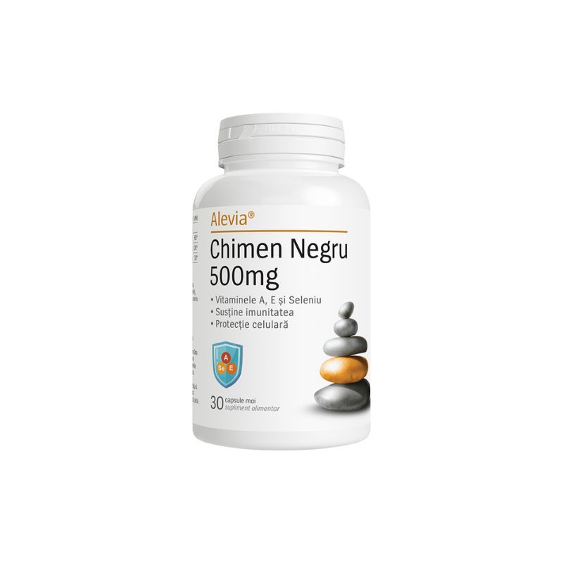 Chimen Negru 500mg, 30 capsule, Alevia