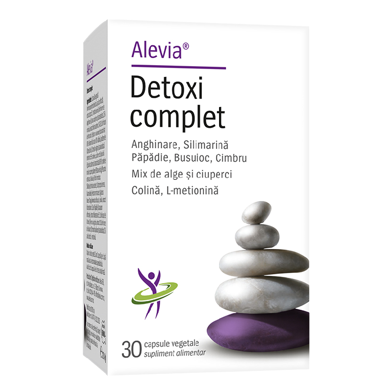 Detoxi Complet, 30 comprimate, Alevia