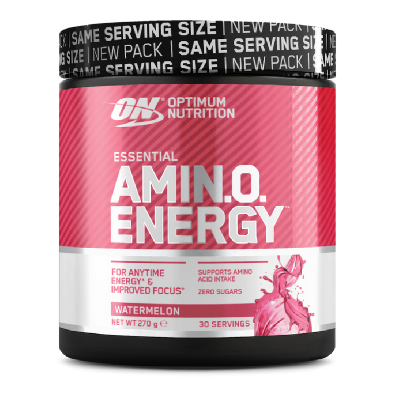 Aminoacizi cu cafeina Amin.O.Energy, Watermelon, 270g, Optimum Nutrition