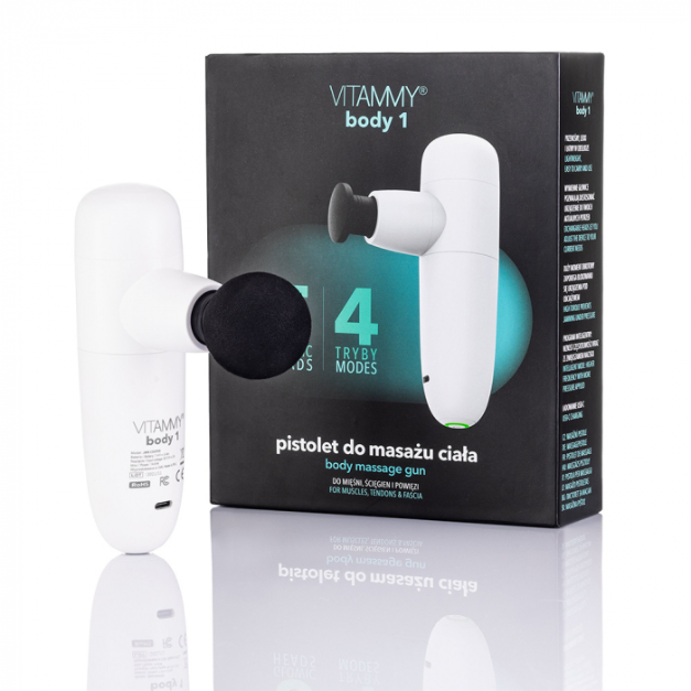 Aparat de masaj tip pistol Vitammy Body 1, portabil