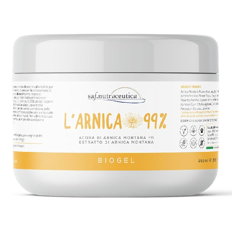 Bio Gel Arnica 99%, 250 ml, Saf Nutraceutica