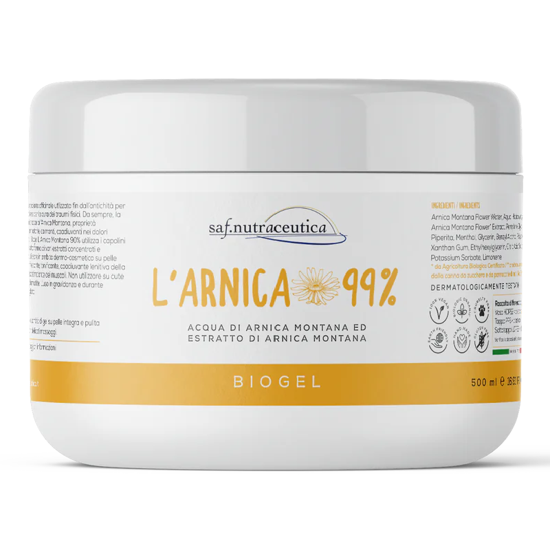 Bio Gel Arnica 99%, 500 ml, Saf Nutraceutica