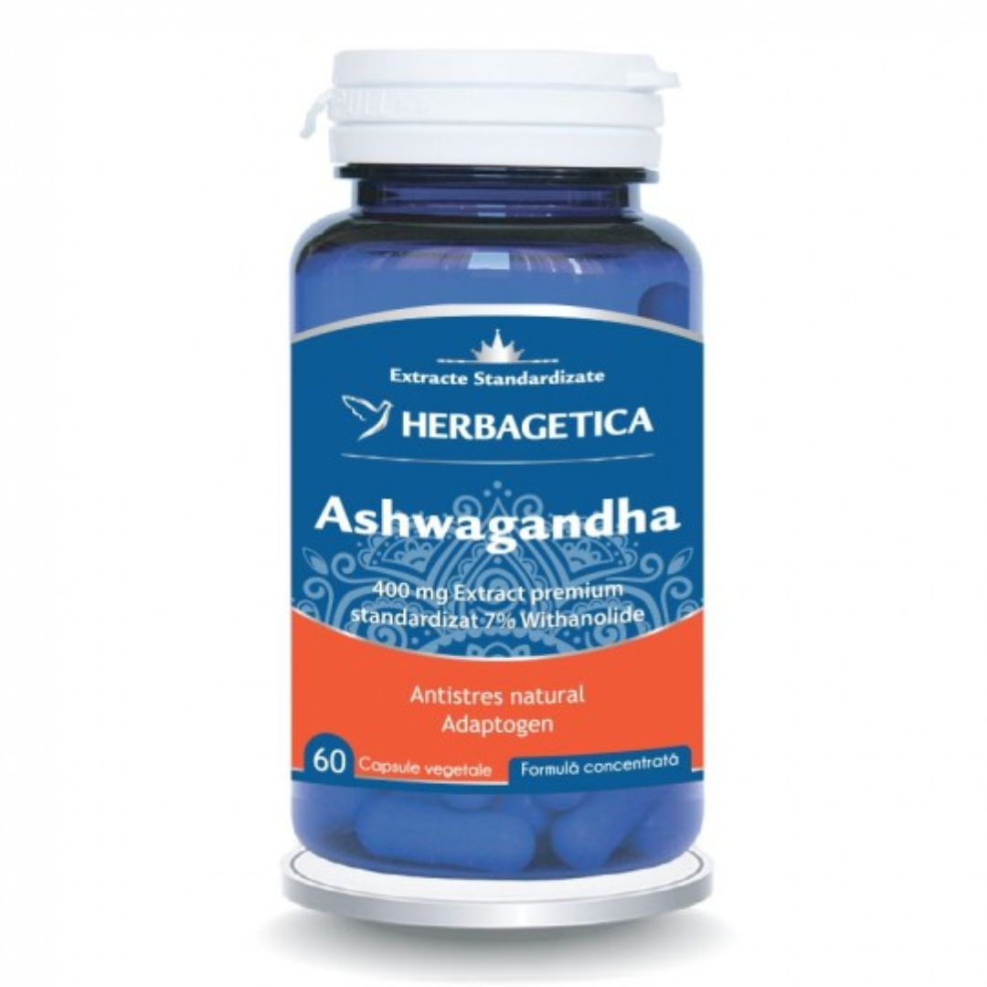 Ashwagandha, 60 capsule, Herbagetica