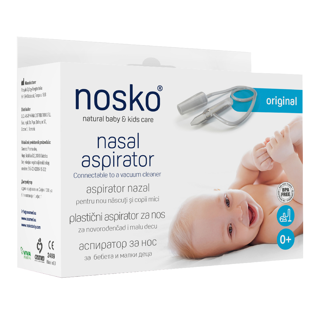 Aspirator nazal Original, 0+luni, Nosko