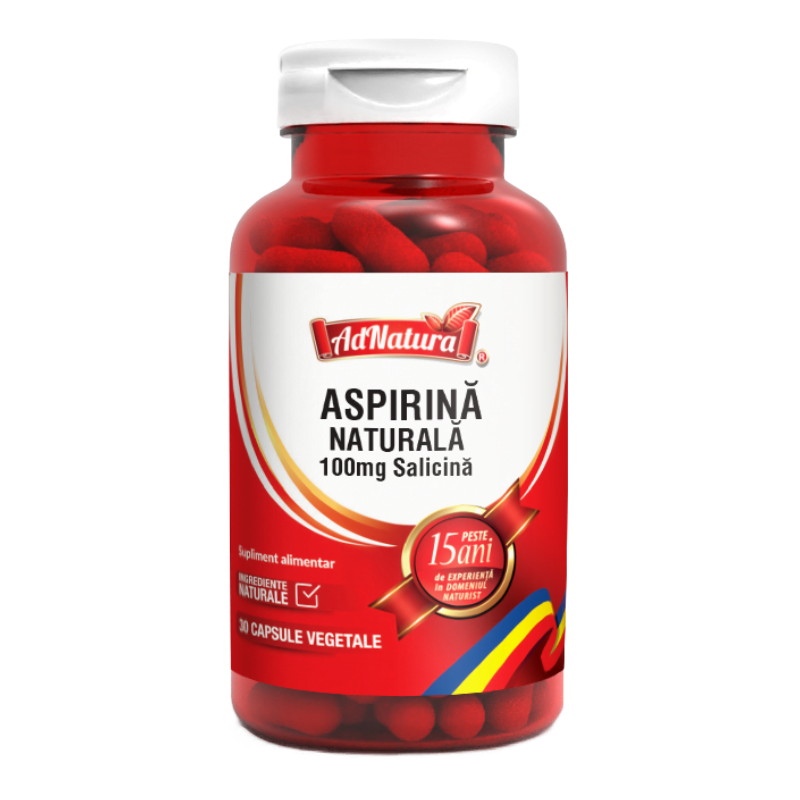 Aspirina Naturala, 60 capsule, AdNatura