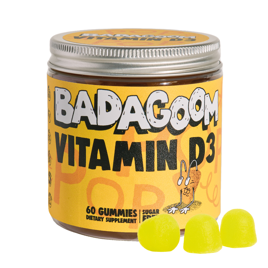 Vitamin D3, 60 jeleuri gumate, Badagoom