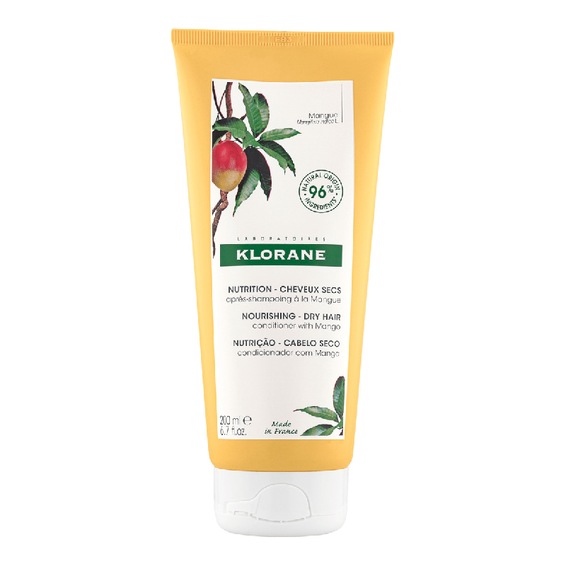 Balsam hranitor cu unt de mango pentru par uscat, 200 ml, Klorane