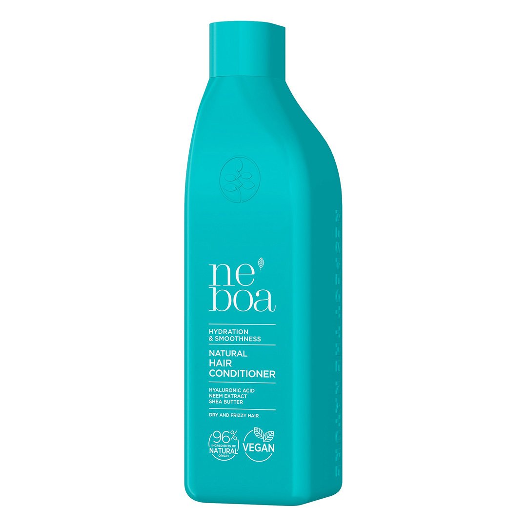 Balsam natural hidratant pentru par Hydration&Smoothness, 300 ml, Neboa