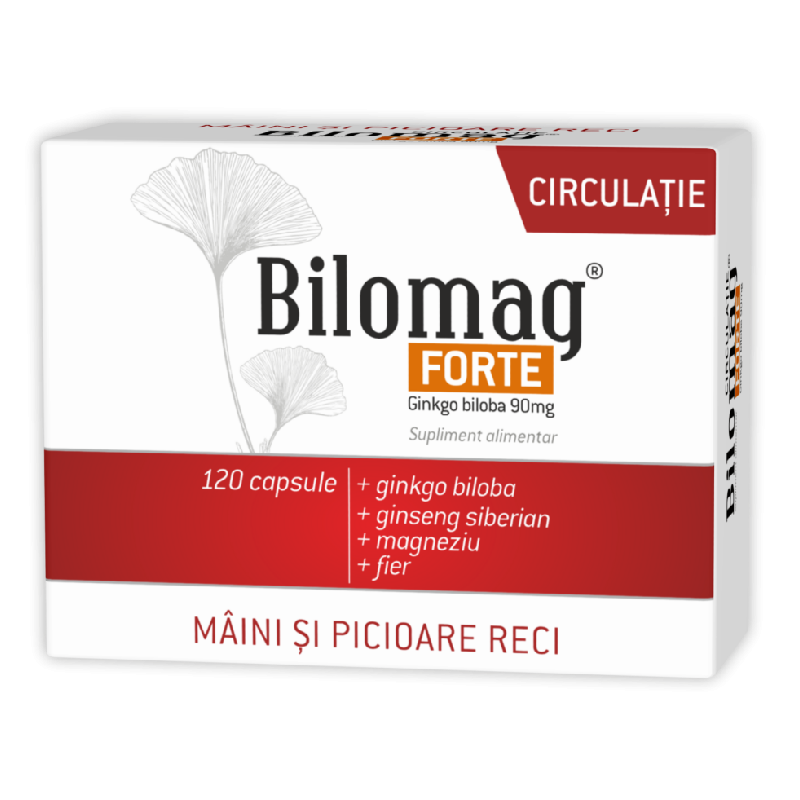 Bilomag forte Circulatie, 120 capsule, Zdrovit