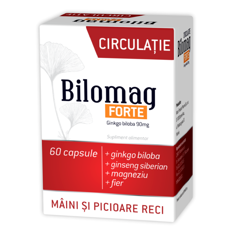 Bilomag forte Circulatie, 60 capsule