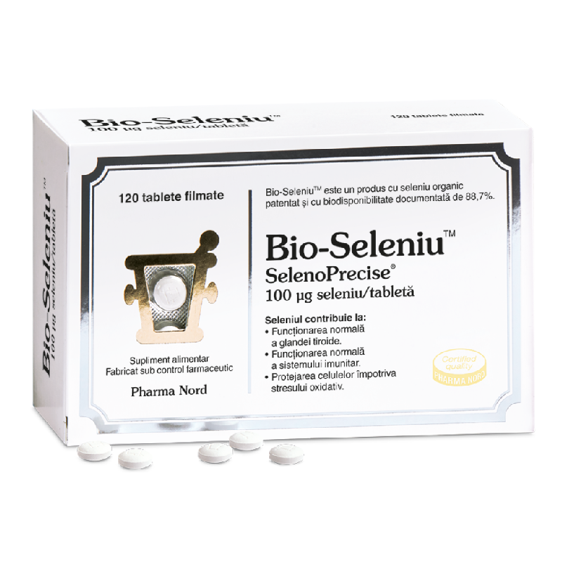 Bio-Seleniu SelenoPrecise, 120 tablete, Pharma Nord