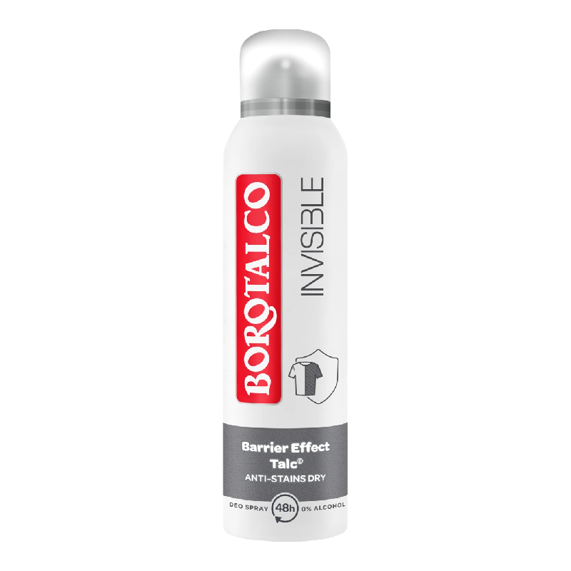 Borotalco Invisible Dry Deo Spray x 150ml