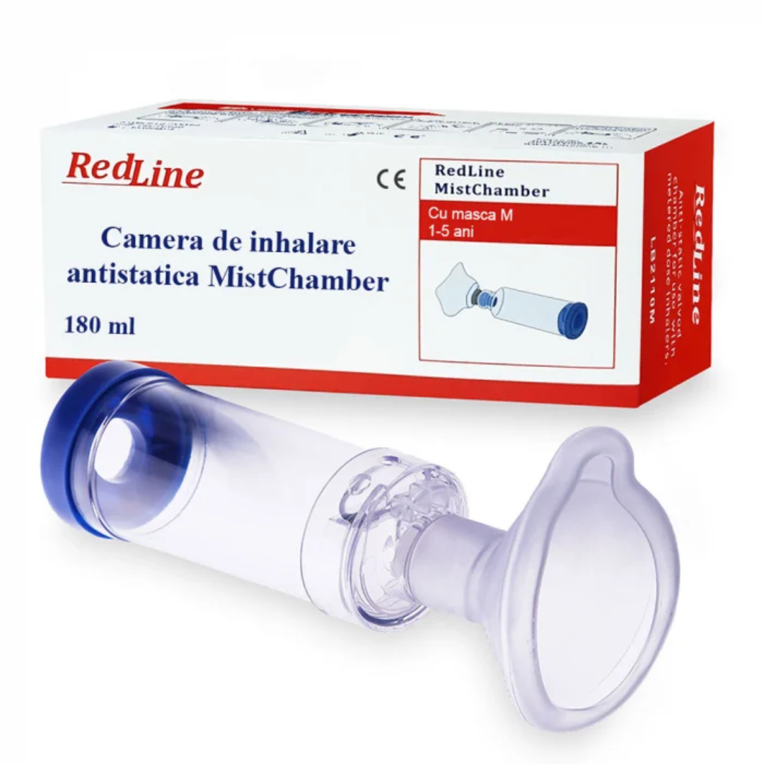 Camera de inhalare cu masca, copii 1-5 ani, RedLine MistChamber